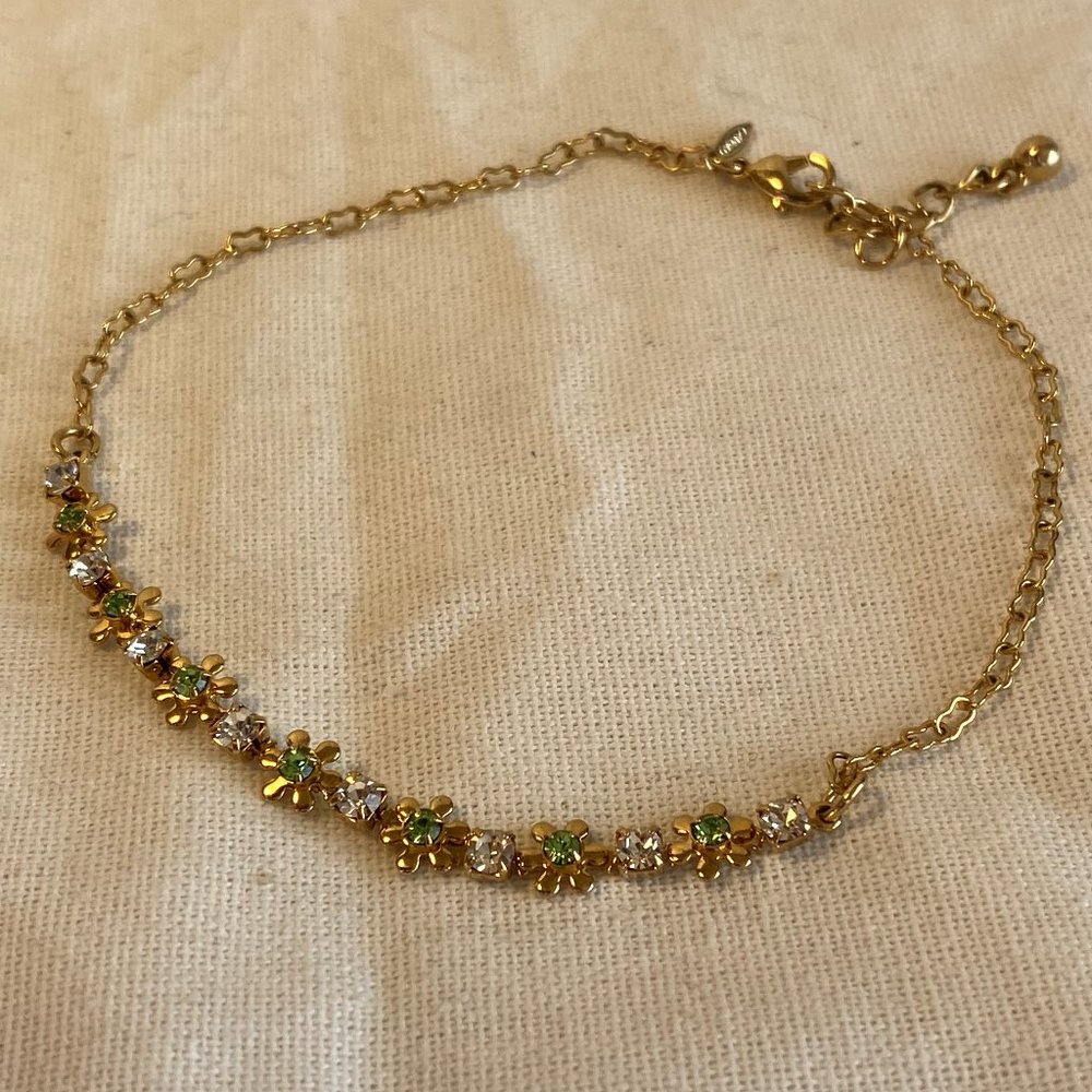Vintage delicate AVON ankle bracelet - EUC